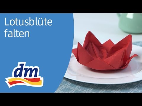 Tutorial mit Profissimo: Lotusblüte falten