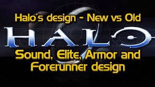 Halo's design - New vs Old #1 | Sound design, Elite design, Armor design, and Forerunner design