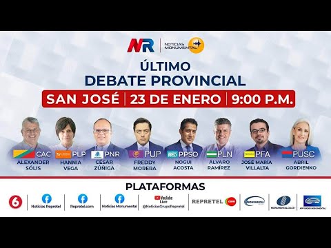 🛑Debate provincial: SAN JOSÉ #Voto2026