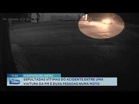 Tragédia em Joaíma: Vítimas de acidente entre viatura da PM e moto são sepultadas.