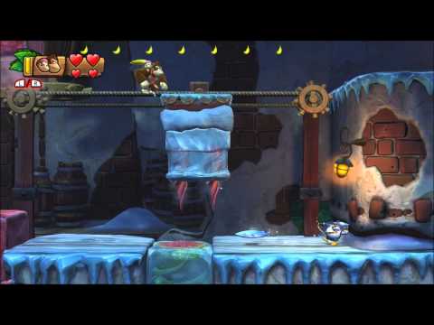 Donkey Kong Country: Tropical Freeze - 100% Walkthrough - 5-6 Frosty Fruits (Puzzle Pieces and KONG)