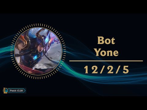 Yone Bot vs Kai'Sa Korean Challenger Replay Patch 13.20