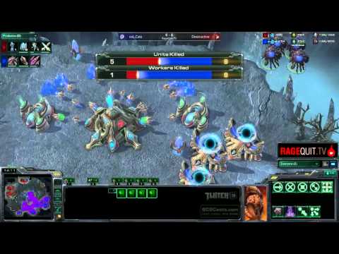 coL.Catz(Z) v Destructive(P) - Abyssal Caverns - Ladder 11.18.2011