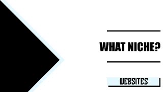 What Niche You Should Choose for Your First Website