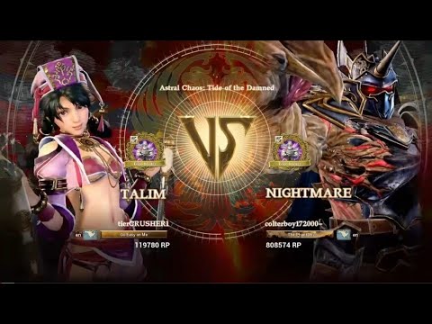 SoulCalibur VI S2 Talim (tierCRUSHER1) VS nightmare (colterboy172000-)