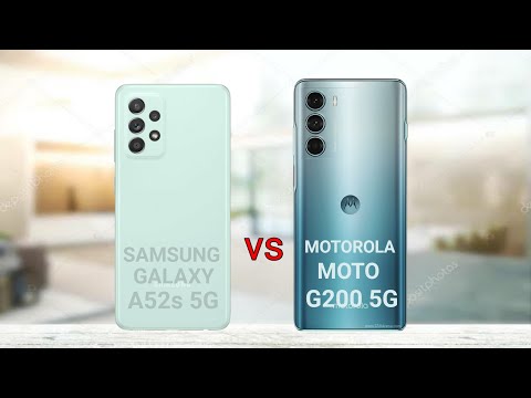 Samsung Galaxy A52s 5G vs Motorola Moto G200 5G