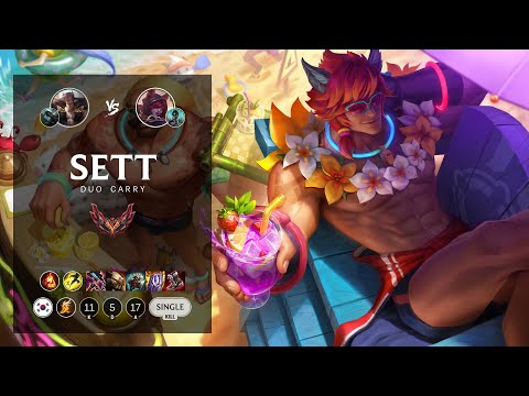 Sett ADC vs Xayah - KR Grandmaster Patch 12.7