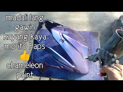 DIY Paano mag Pintura ng Chameleon Paint Color/Chameleon Paint Tutorial Step by Step Tagalog