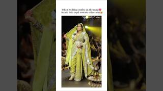 Download lagu When wedding outfits on the ramp turned into royal👑 couture collection #shorts #fashion #ramp #fyp mp3