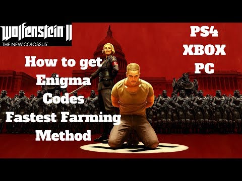 Wolfenstein 2 How to get Enigma Codes / Fastest Farming Method