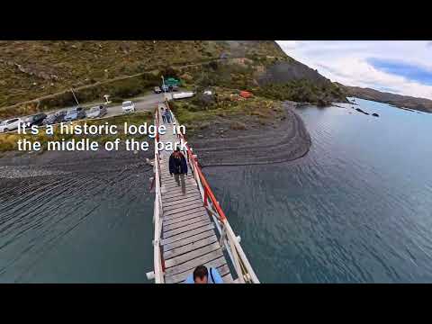 A BEAUTIFUL HOTEL (HOSTERIA PEHOE) IN TORRES DEL PAINE NATIONAL PARK, PETAGONIA, CHILE
