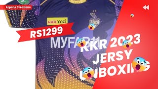 Kolkata Knight Riders 2023 Official Jersey Unboxing-from The Souled Store-