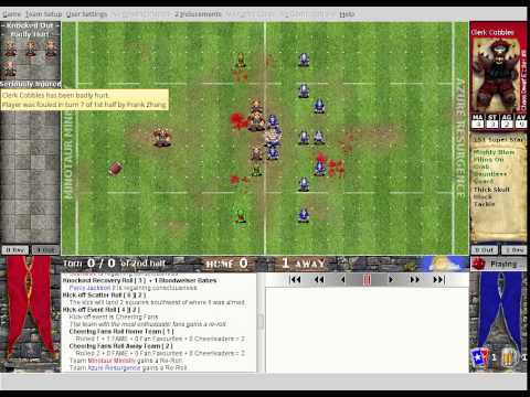 Resurgent! A great game versus Azure - FUMBBL / Blood Bowl