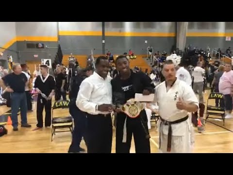 James Pore vs Ross Levine and Kam Dawson - Point Fighting - Sport Karate Tournament