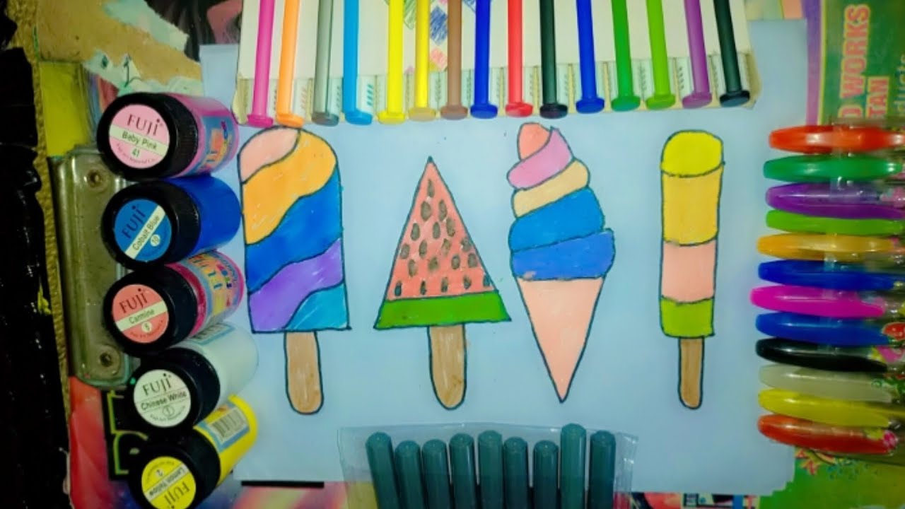 🎨 How to Draw a Cute Ice Cream Candy – Step-by-Step for Kids! 🍭🍦🎀