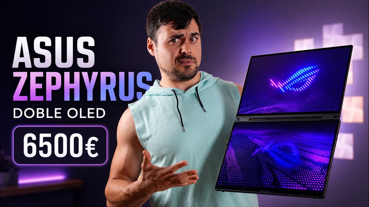 Dos pantallas OLED, RTX 5090 y 6500€: ASUS se ha pasado