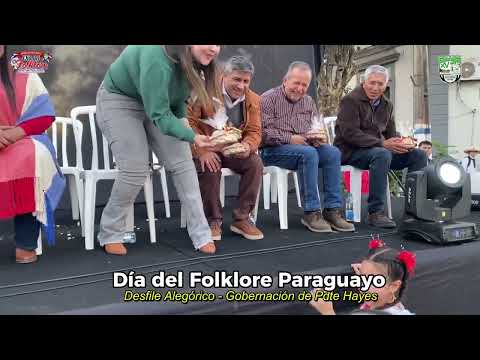 🇵🇾 | 𝟐𝟐 𝐝𝐞 𝐀𝐠𝐨𝐬𝐭𝐨 – 𝐃𝐢́𝐚 𝐝𝐞𝐥 𝐅𝐨𝐥𝐤𝐥𝐨𝐫e, desfile en la explanada de la Gobernación