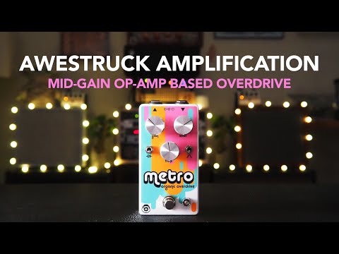 Awestruck Amplification Metro Organic Mid-Gain Op-Amp Based Overdrive image 2