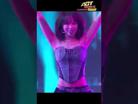 KPOP Group LE SSERAFIM Performs "Antifragile" Live at AGT #eSSErafim #AGT2025