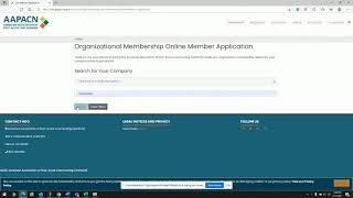 AAPACN Membership Creation