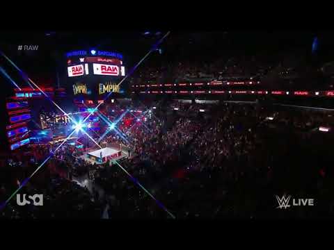 Roman Reigns 1st entrance with Universal Champion- RAW, 20 August, 2018