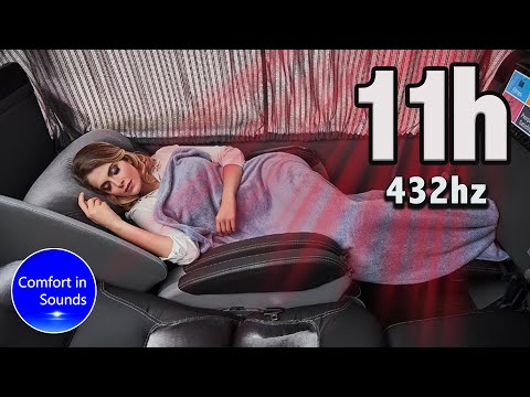 Heater Noise inside a European Travel Bus to Sleep Deeply - Stress Relief - White Noise - 432hz