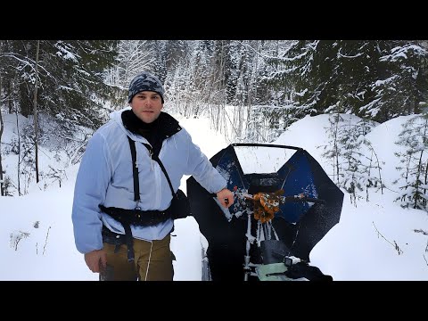 Два дня зимней охоты, в поисках боровой дичи на мототолкаче