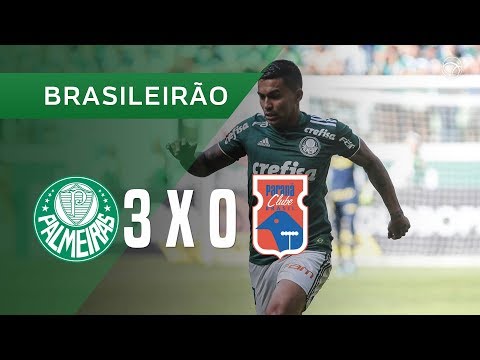 PALMEIRAS 3 X 0 PARANÁ - GOLS - BRASILEIRÃO 2018
