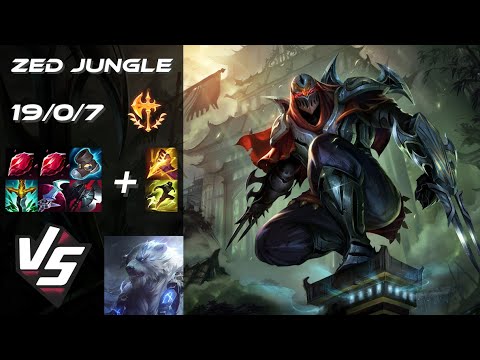 JUNGLE Zed vs Volibear - EU Grandmaster Patch 25.S1.8