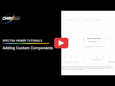 How to Add Custom Filters, Lasers, and Spectral Data in Chroma’s Spectra Viewer | Quick Tutorial