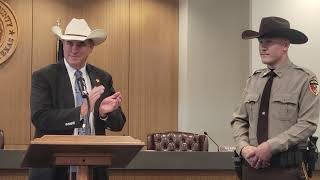 RAW VIDEO: Swearing-in ceremony for Tom Green County Sheriff's Office deputy