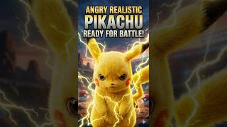 Angry Realistic Pikachu Ready for Battle! #pokemon #pokemontcg #ポケモン #ポケモンカード