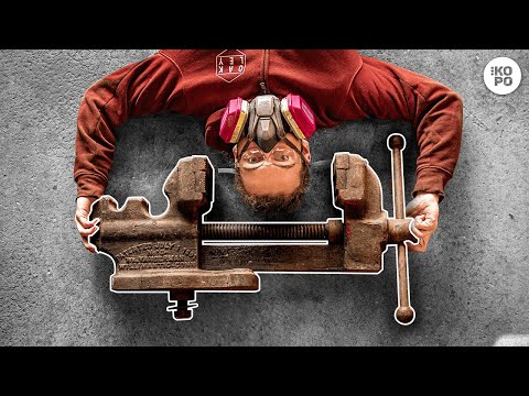 1891 HUGE antique vise restoration || 175lb STEAMFITTER's vise