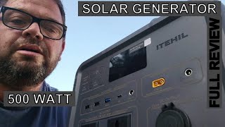 Best Solar Generator 2023 With 100W Panels ITEHIL 500WATT