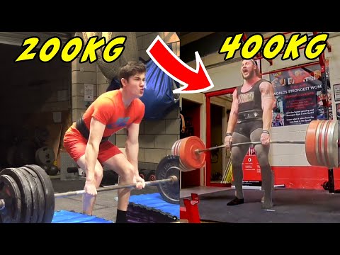 Strongman coach REVEALS HOW TO DEADLIFT 400kg