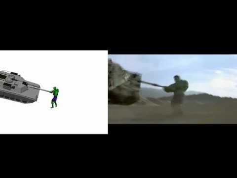 Hulk 3d animation