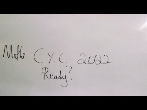 Cxc Math Revision