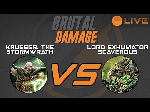 Brutal Damage Weekly Warmahordes - Krueger1 vs Scaverous