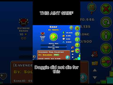 Bro since when did grief get verified??? #gaming #geometrydash