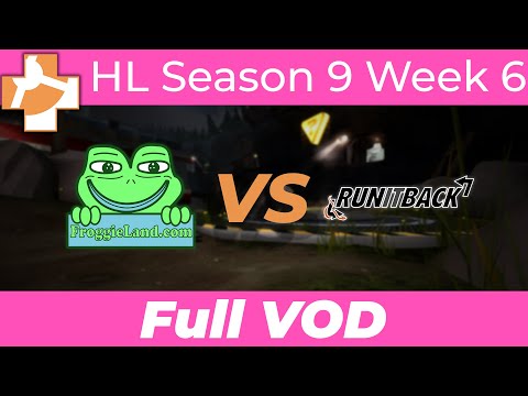 Froggie Land vs RunItBack - RGL HL S9 W6 - Full VOD