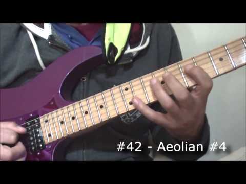 50 Shades of Modal Scales - Aeolian Shades - Licks #40-45