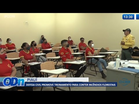 Defesa Civil realiza capacitação com brigadista de incêndios contra queimadas 05 08 2021