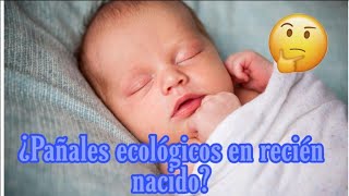 Pañal ecológico para un recién nacido ¿Se puede