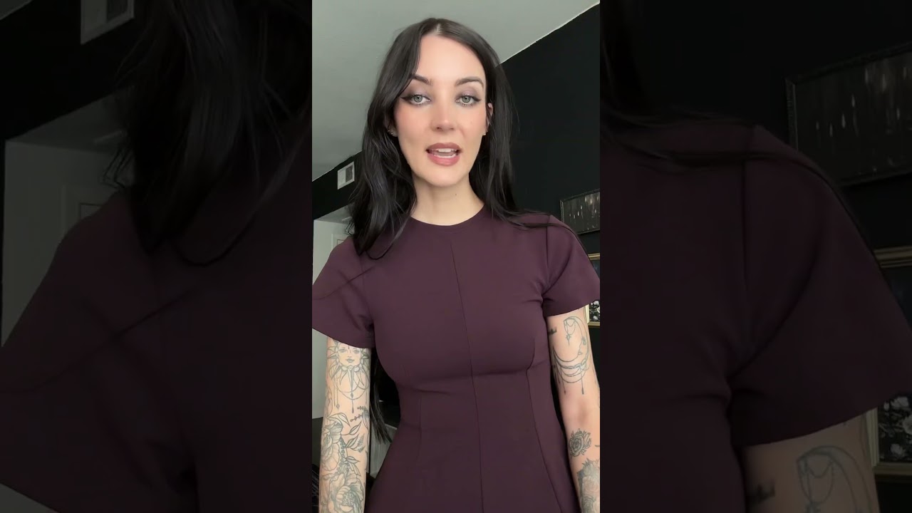 corporate goth does color 🖤 #gothstyle #corporategoth