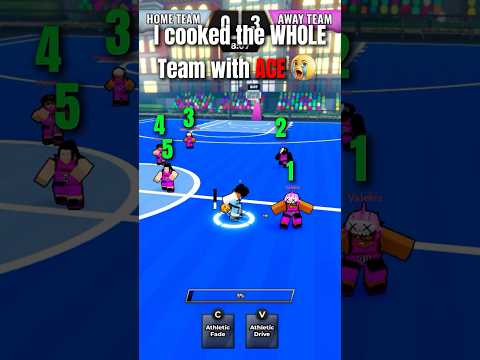 ACE is TOO Goated ngl😭🙏 #roblox #basketballzero #aomine #ace