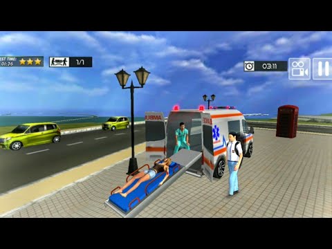 Summer Coast Guard Beach Bay|Emergency Ambulance Van Driving|Android-Ios Gameplay|
