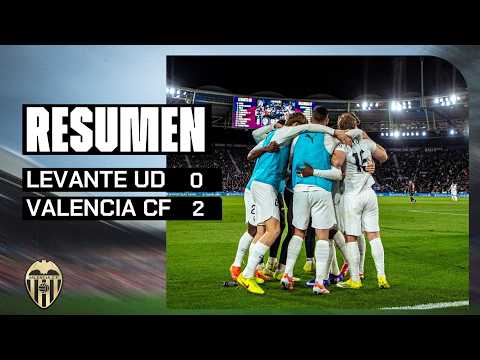 RESUMEN PARTIDO | LEVANTE UD 0 - 2 VALENCIA CF