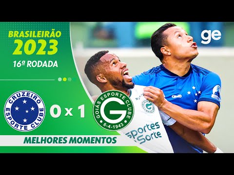 Gols e lances de Cruzeiro x Goiás