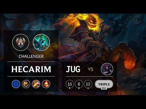 Hecarim Jungle vs Elise - EUW Challenger Patch 9.14