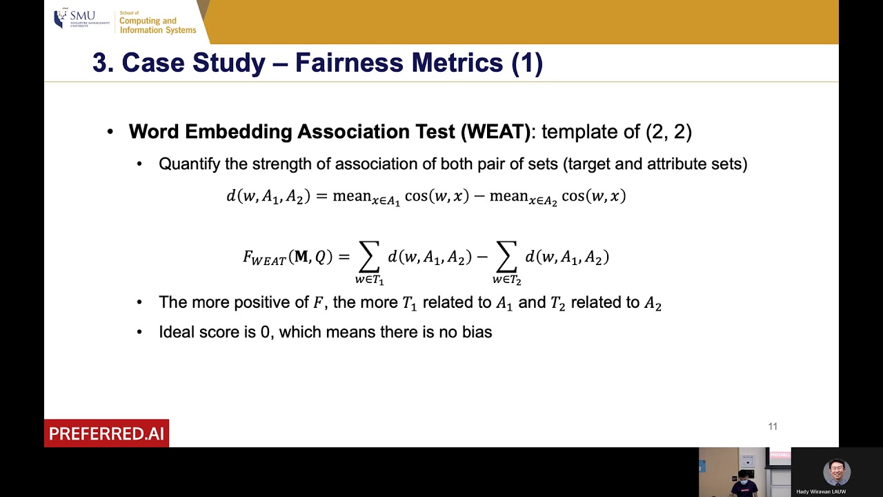 WEFE: The Word Embeddings Fairness Evaluation Framework presented by Hieu
